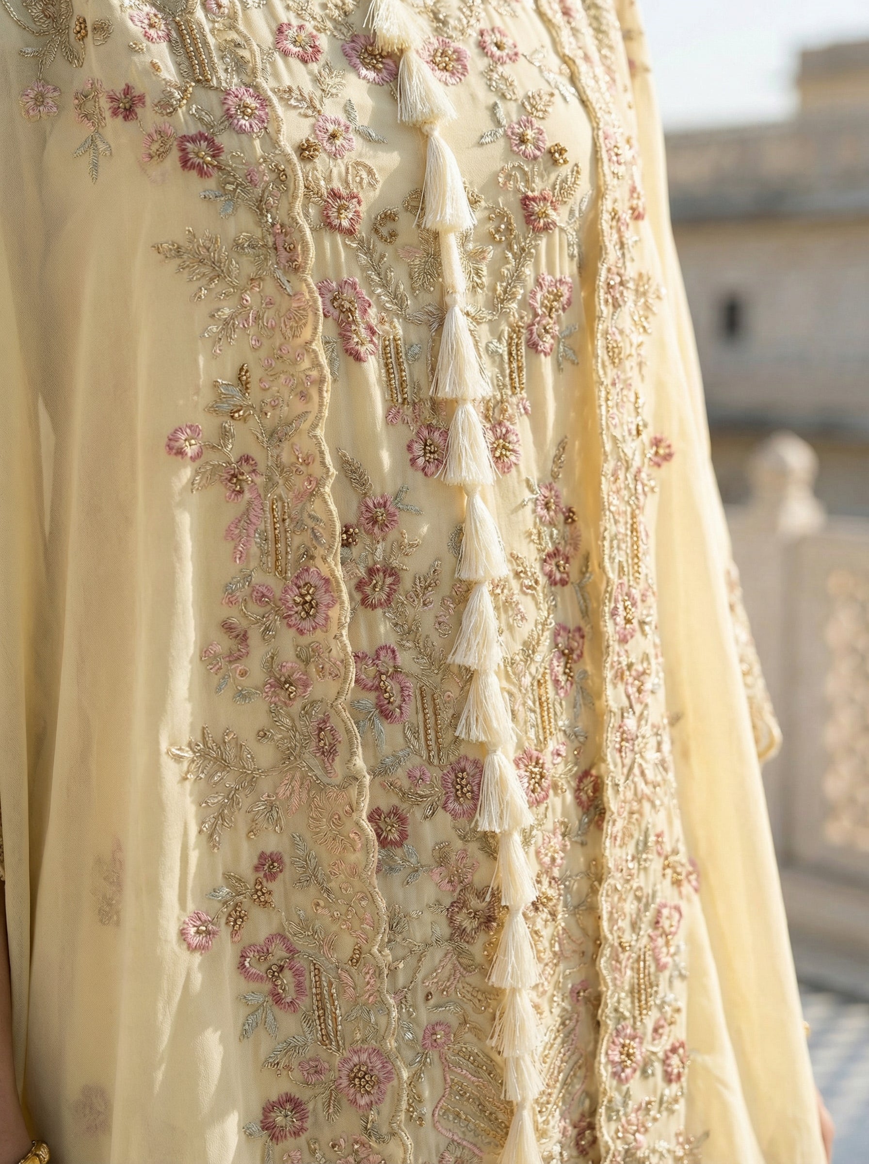 Women’s Designer Kurta Palazzo Set with Embroidered Dupatta | Festive & Wedding Wear Ethnic Set – Rajkanika