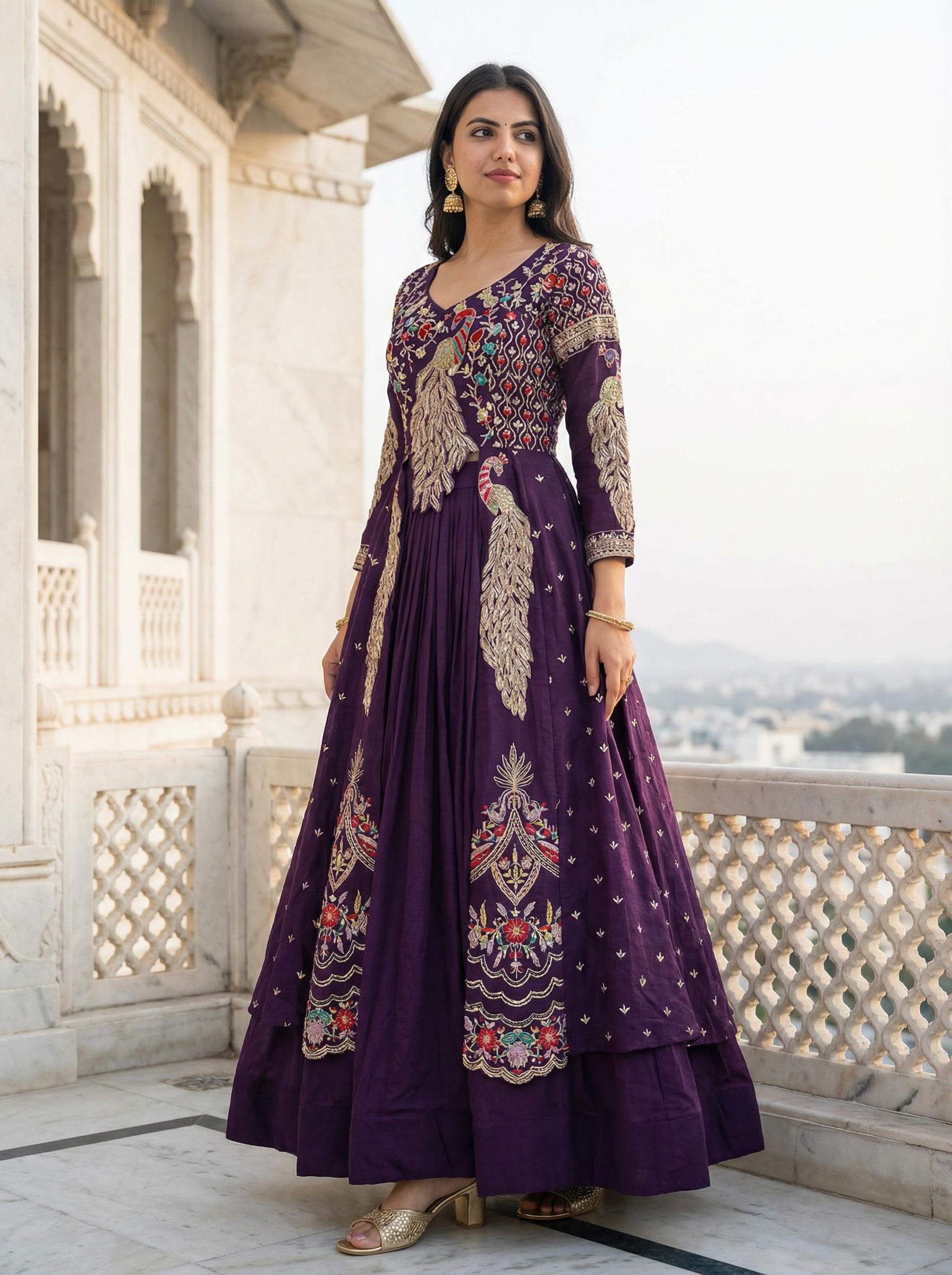 Women’s Designer Lehenga Choli with Heavy Embroidery | Wedding & Festive Wear Lehenga Set – Rajkanika