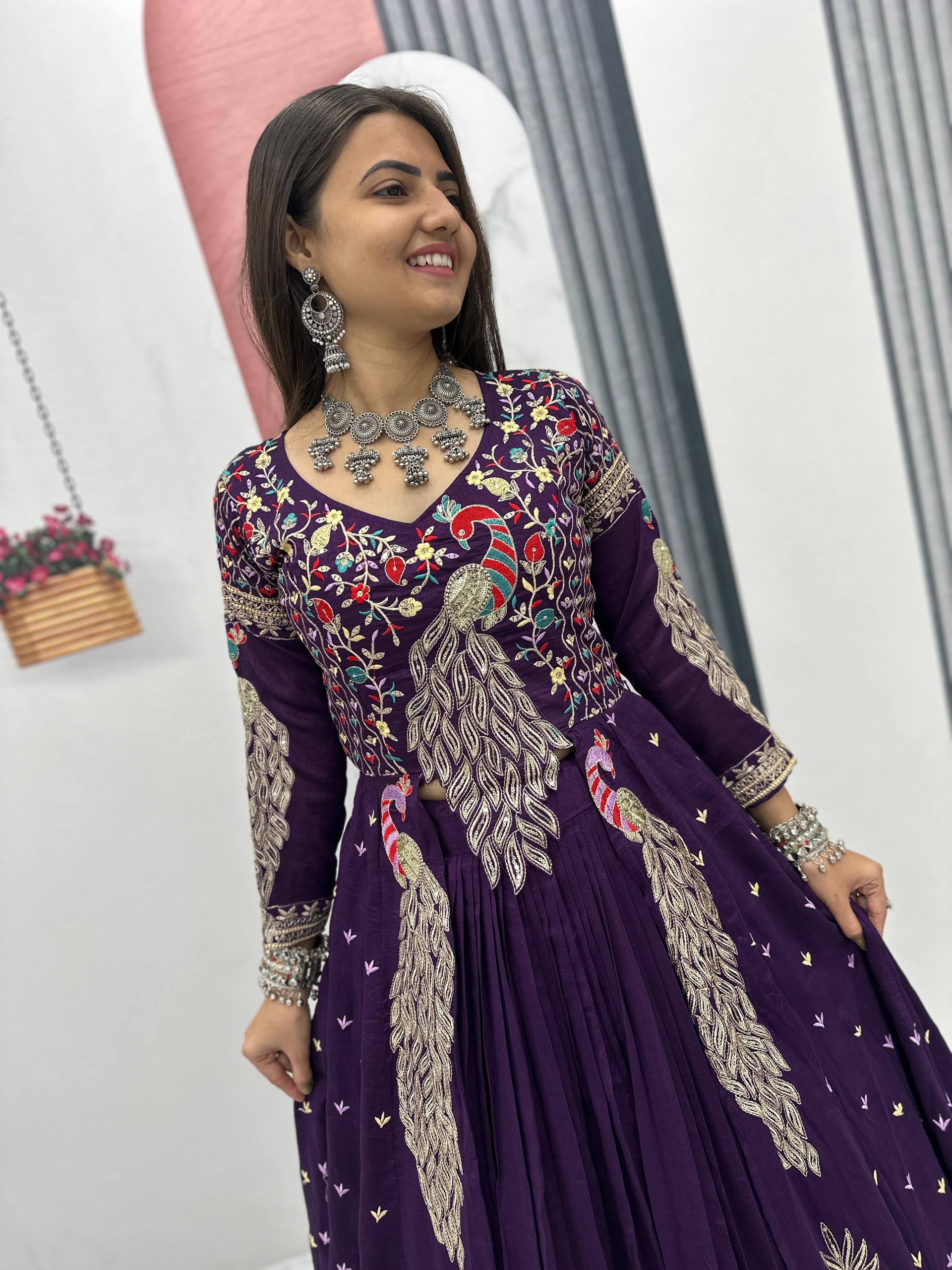 Women’s Designer Lehenga Choli with Heavy Embroidery | Wedding & Festive Wear Lehenga Set – Rajkanika