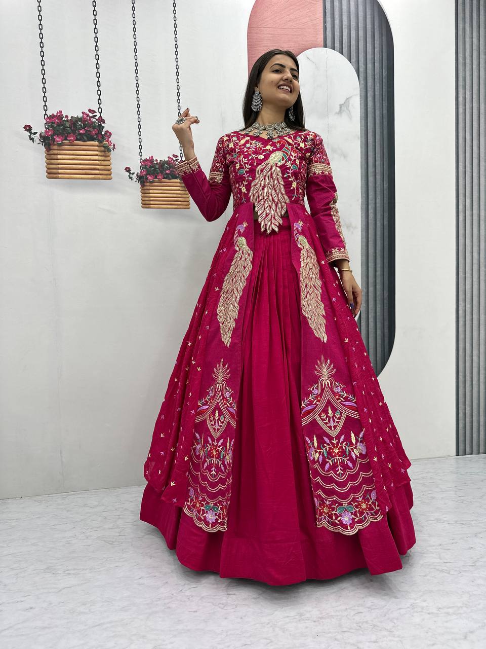 Women’s Designer Lehenga Choli with Heavy Embroidery | Wedding & Festive Wear Lehenga Set – Rajkanika