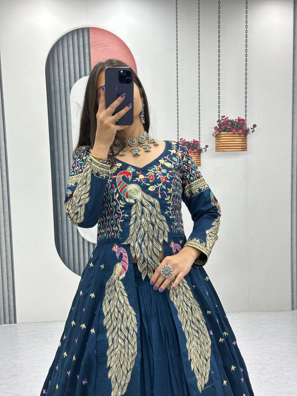Women’s Designer Lehenga Choli with Heavy Embroidery | Wedding & Festive Wear Lehenga Set – Rajkanika