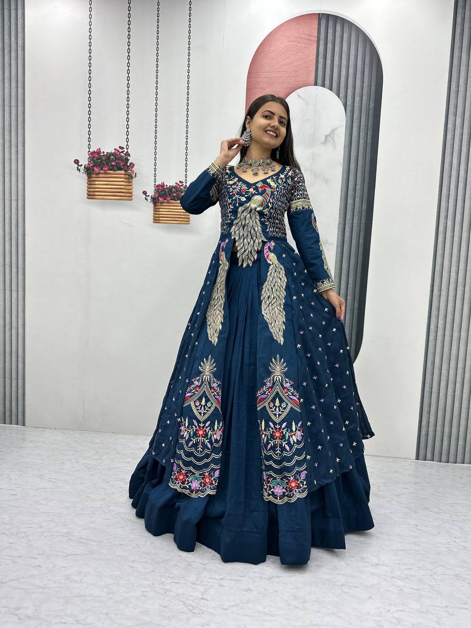 Women’s Designer Lehenga Choli with Heavy Embroidery | Wedding & Festive Wear Lehenga Set – Rajkanika