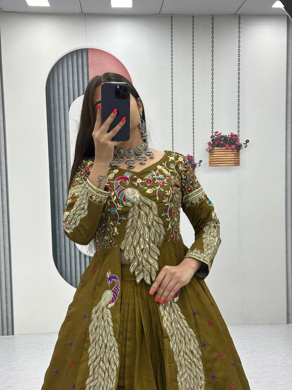 Women’s Designer Lehenga Choli with Heavy Embroidery | Wedding & Festive Wear Lehenga Set – Rajkanika