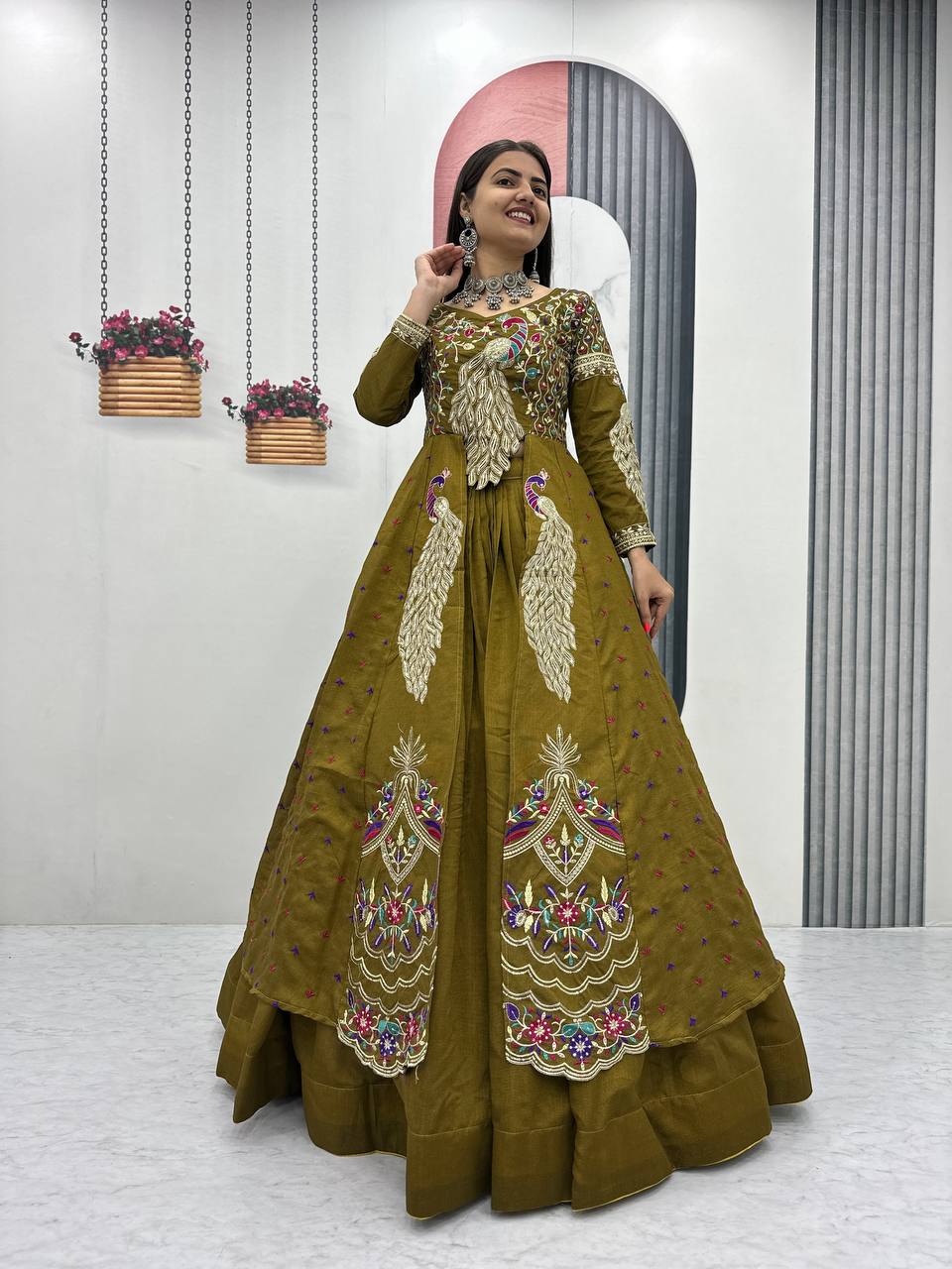 Women’s Designer Lehenga Choli with Heavy Embroidery | Wedding & Festive Wear Lehenga Set – Rajkanika