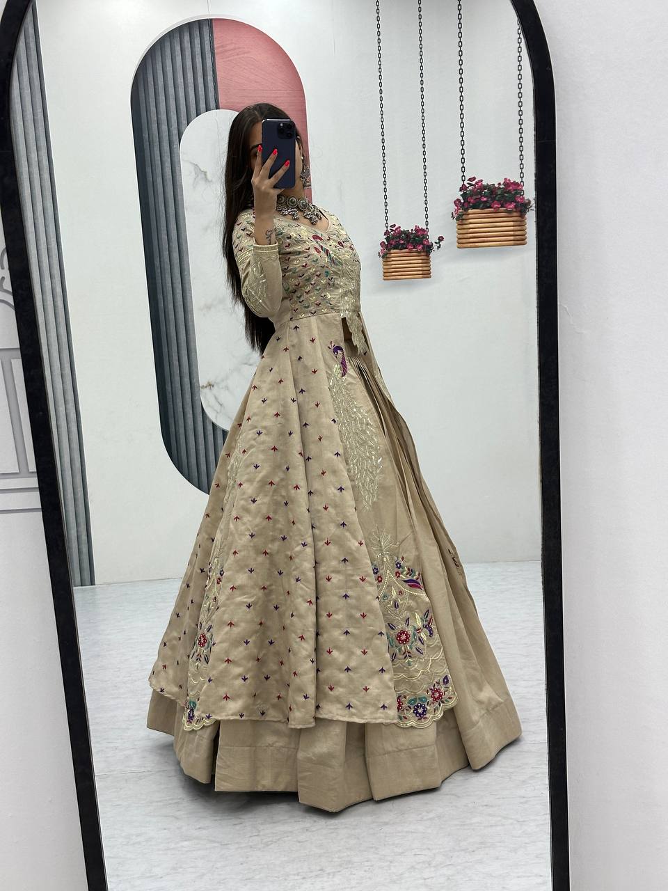 Women’s Designer Lehenga Choli with Heavy Embroidery | Wedding & Festive Wear Lehenga Set – Rajkanika