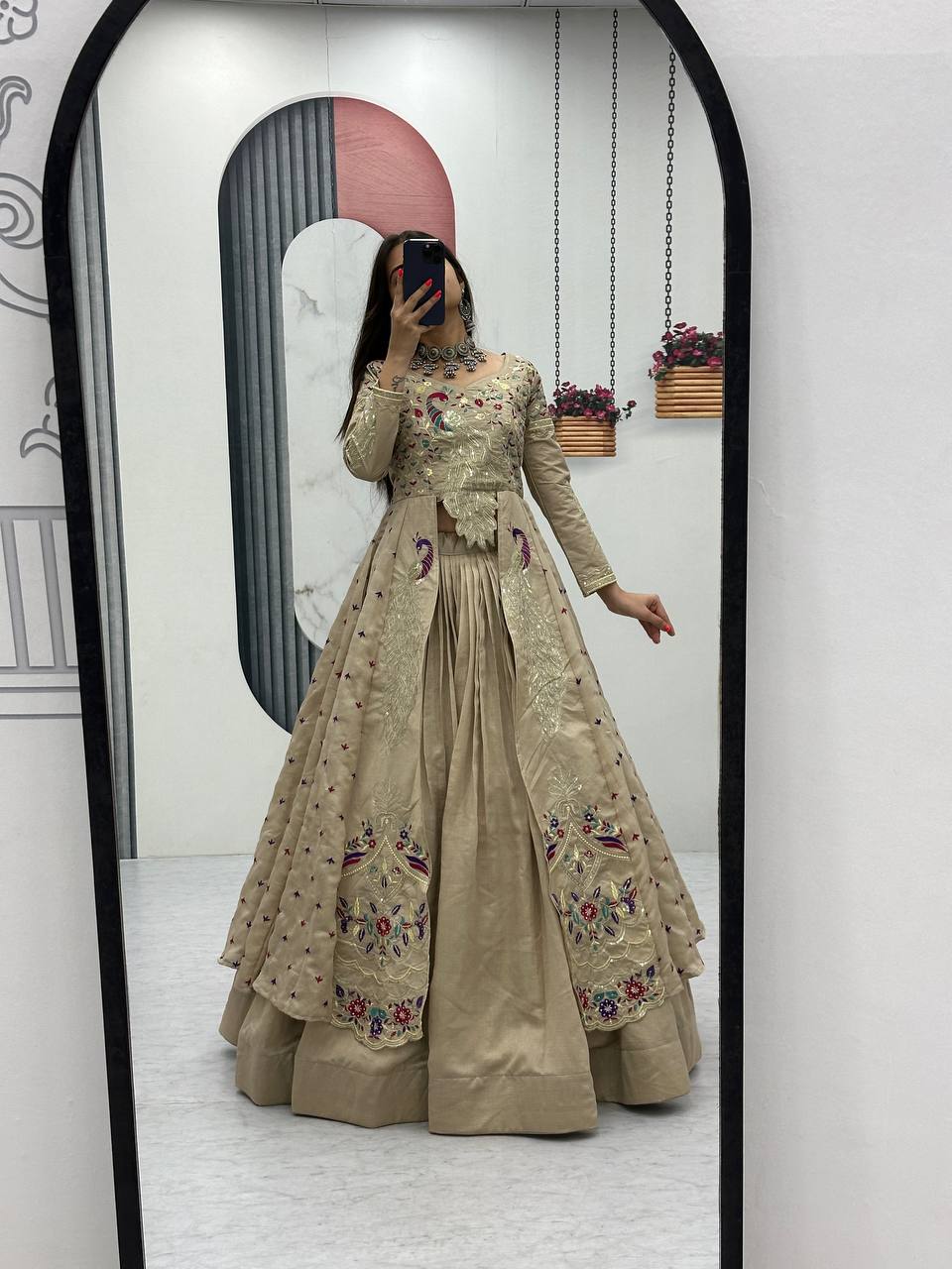 Women’s Designer Lehenga Choli with Heavy Embroidery | Wedding & Festive Wear Lehenga Set – Rajkanika