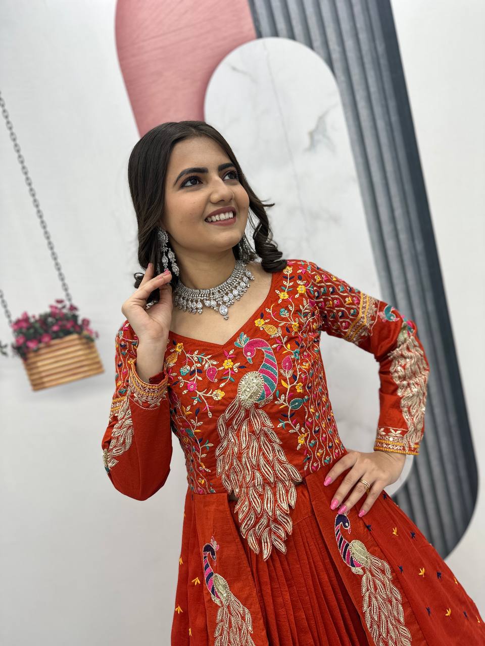 Women’s Designer Lehenga Choli with Heavy Embroidery | Wedding & Festive Wear Lehenga Set – Rajkanika