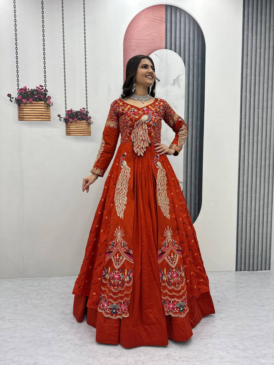 Women’s Designer Lehenga Choli with Heavy Embroidery | Wedding & Festive Wear Lehenga Set – Rajkanika