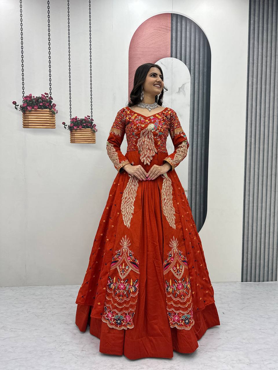 Women’s Designer Lehenga Choli with Heavy Embroidery | Wedding & Festive Wear Lehenga Set – Rajkanika