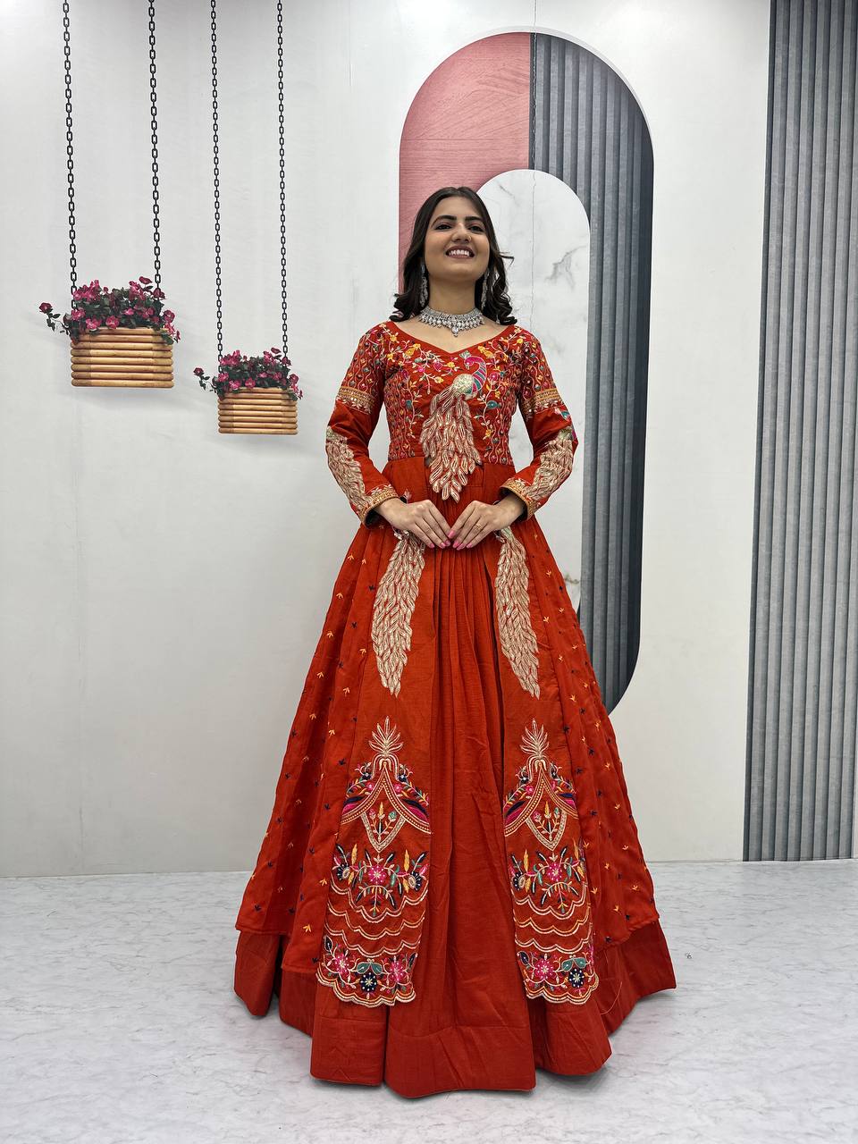 Women’s Designer Lehenga Choli with Heavy Embroidery | Wedding & Festive Wear Lehenga Set – Rajkanika