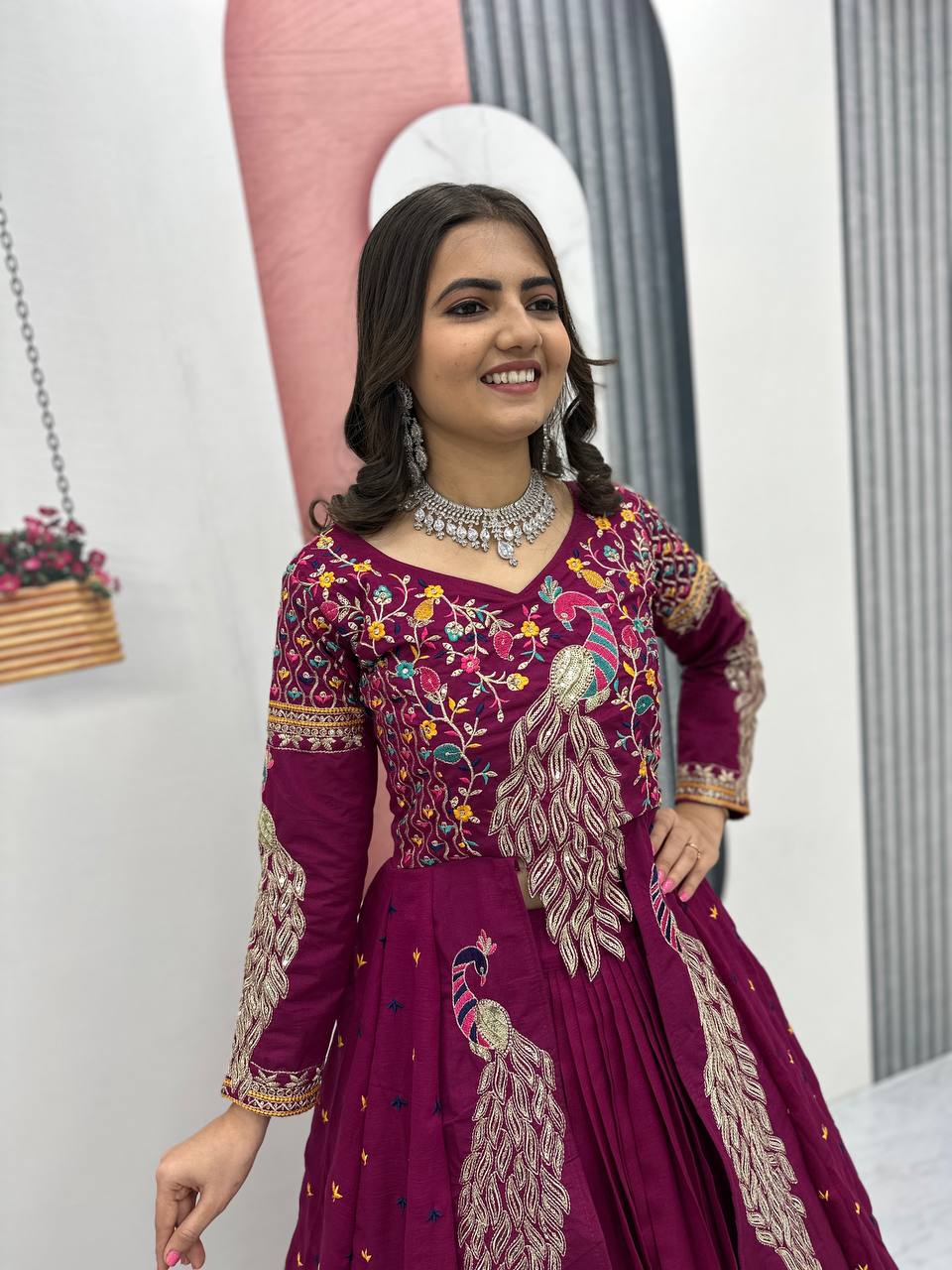 Women’s Designer Lehenga Choli with Heavy Embroidery | Wedding & Festive Wear Lehenga Set – Rajkanika